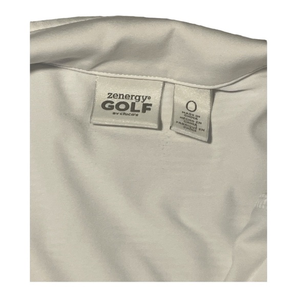 Chico’s Zenergy Golf Two Polos Preppy Tennis Prep Old Money Size 0 Small L1 - Picture 5 of 7